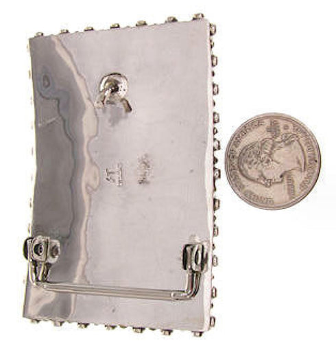 Sterling Silver Turquoise Southwest Jewelry Belt Buckle YS59916